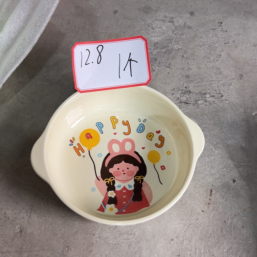 瓷双耳女孩一个装