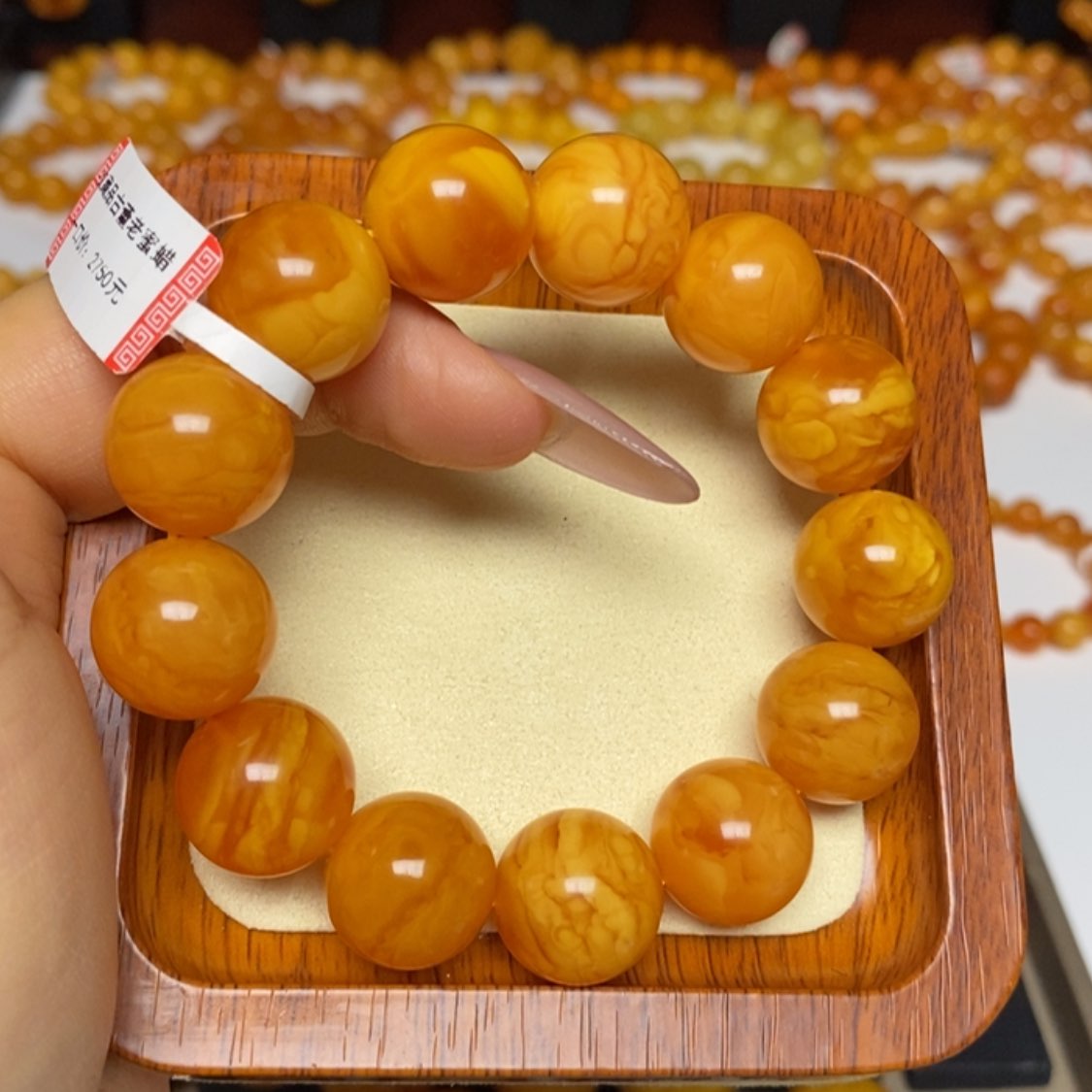 【闪购商品】蜜蜡手链未镶嵌手串