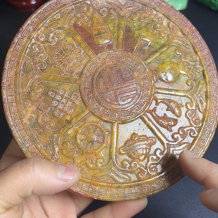 把件白玉菩提一个一个