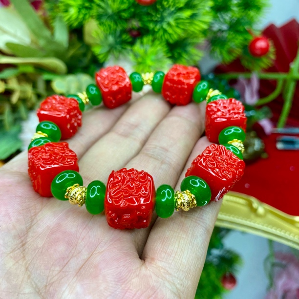 P 019满肉满色天使之肤原创设计手串时尚饰品多样发一