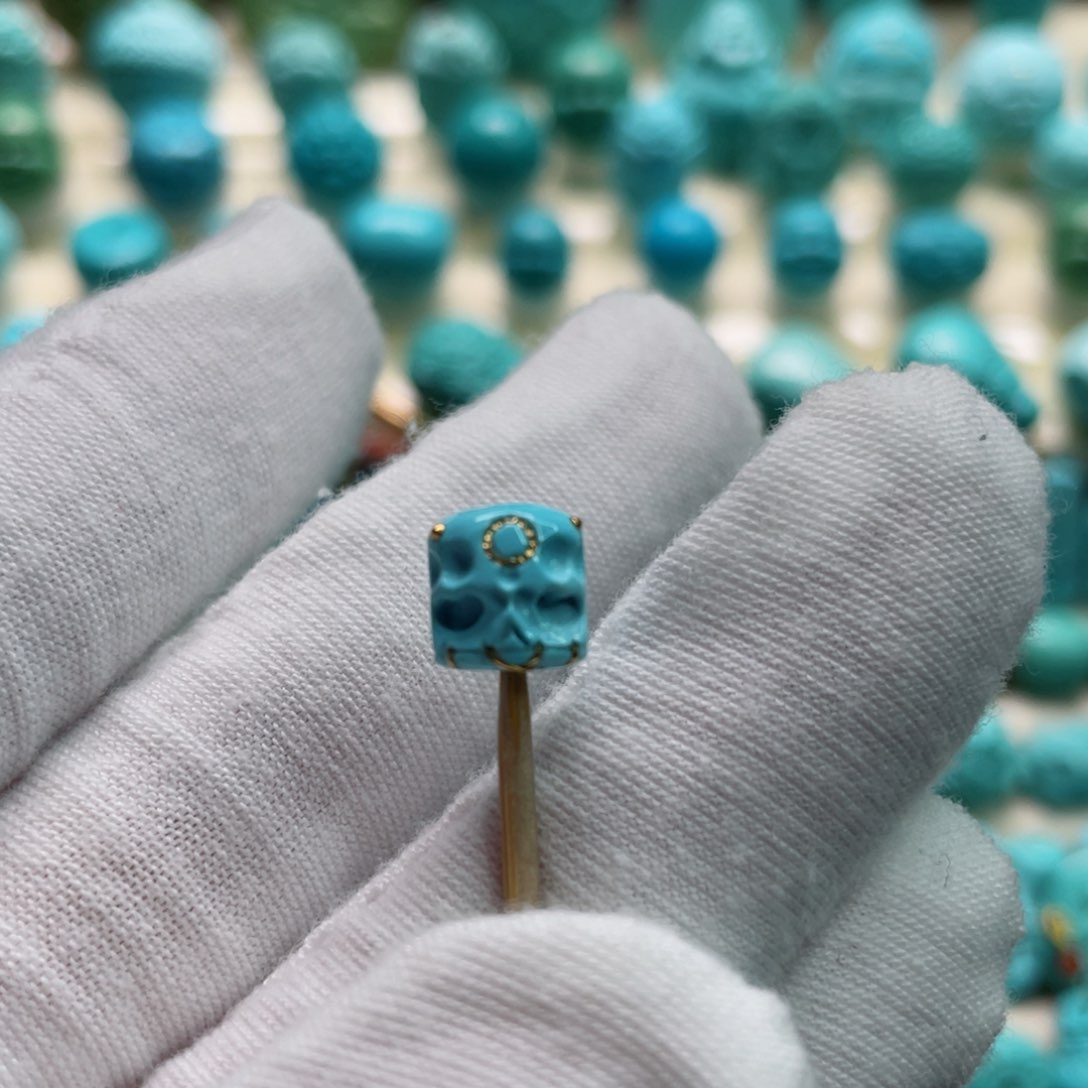 绿松石珠宝奇石未镶嵌