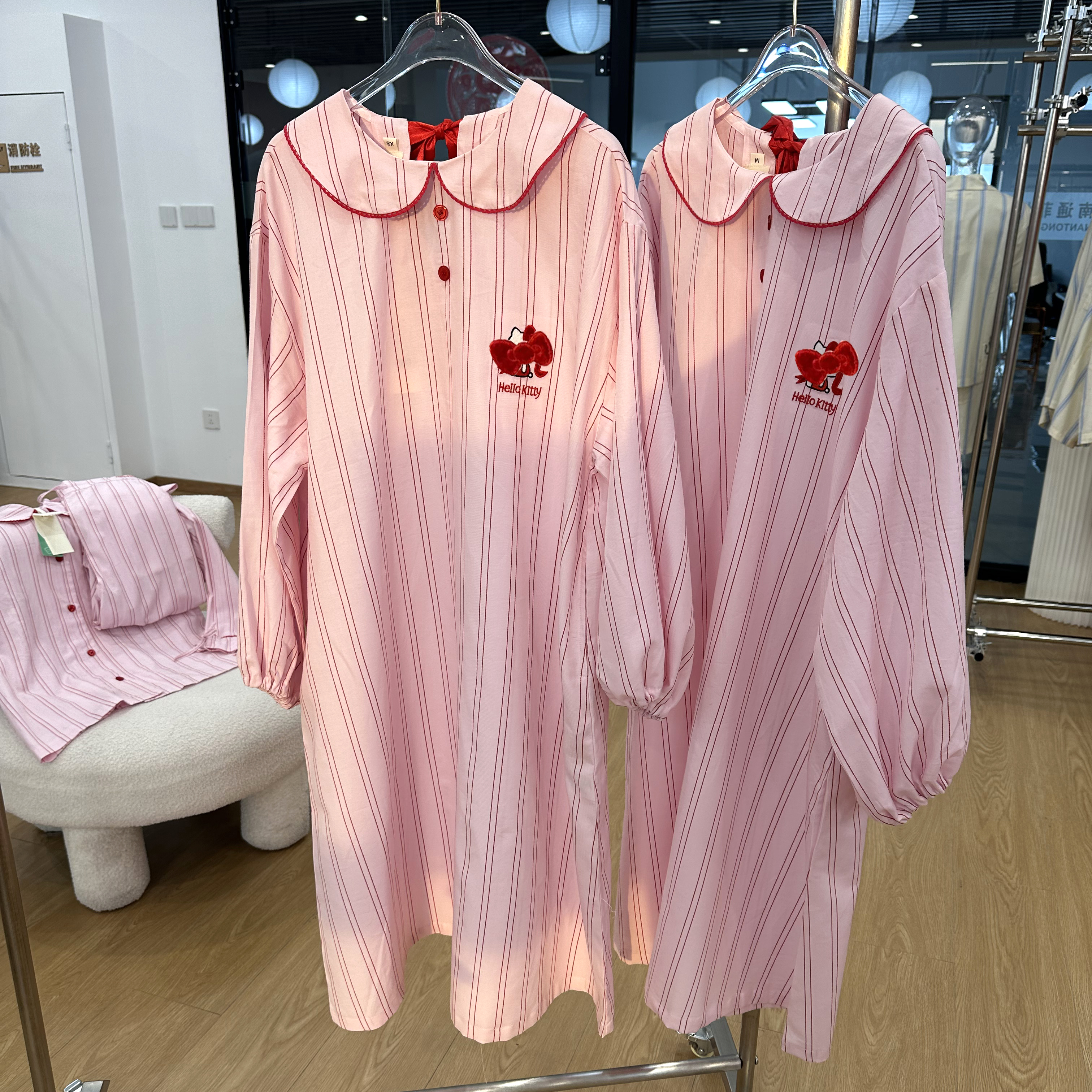 新款KT猫粉色仙女公主风爆棚天丝棉睡裙