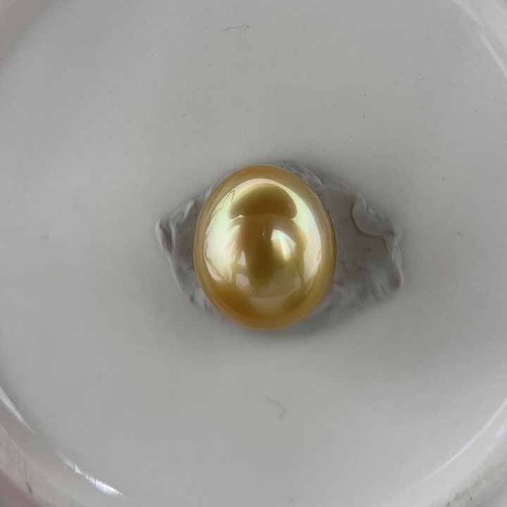 未镶嵌海水珍珠颈饰12-13mm 金珠 炫彩米粒