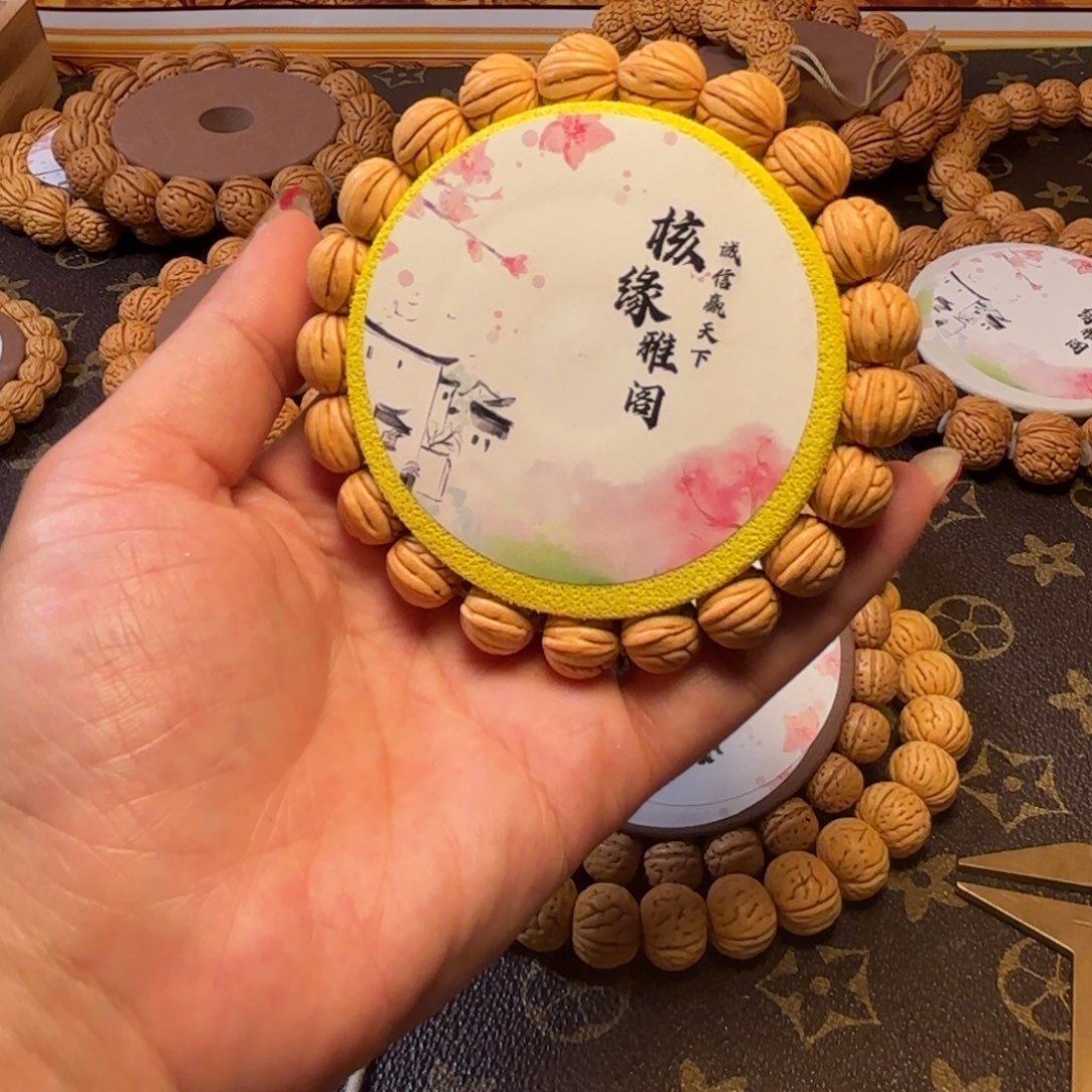 桃核手串大肠纹12