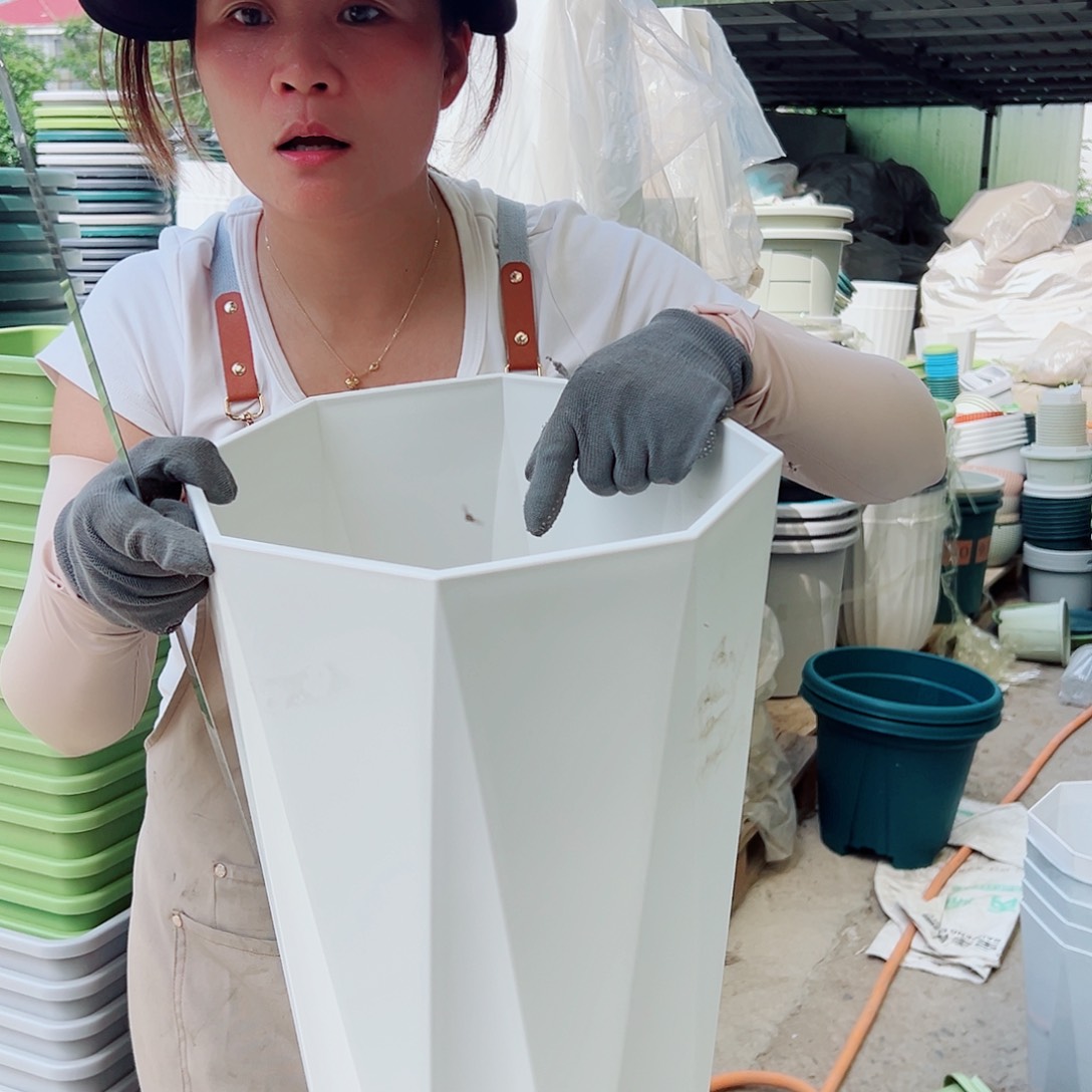 瑕疵八角大号白色2个无托