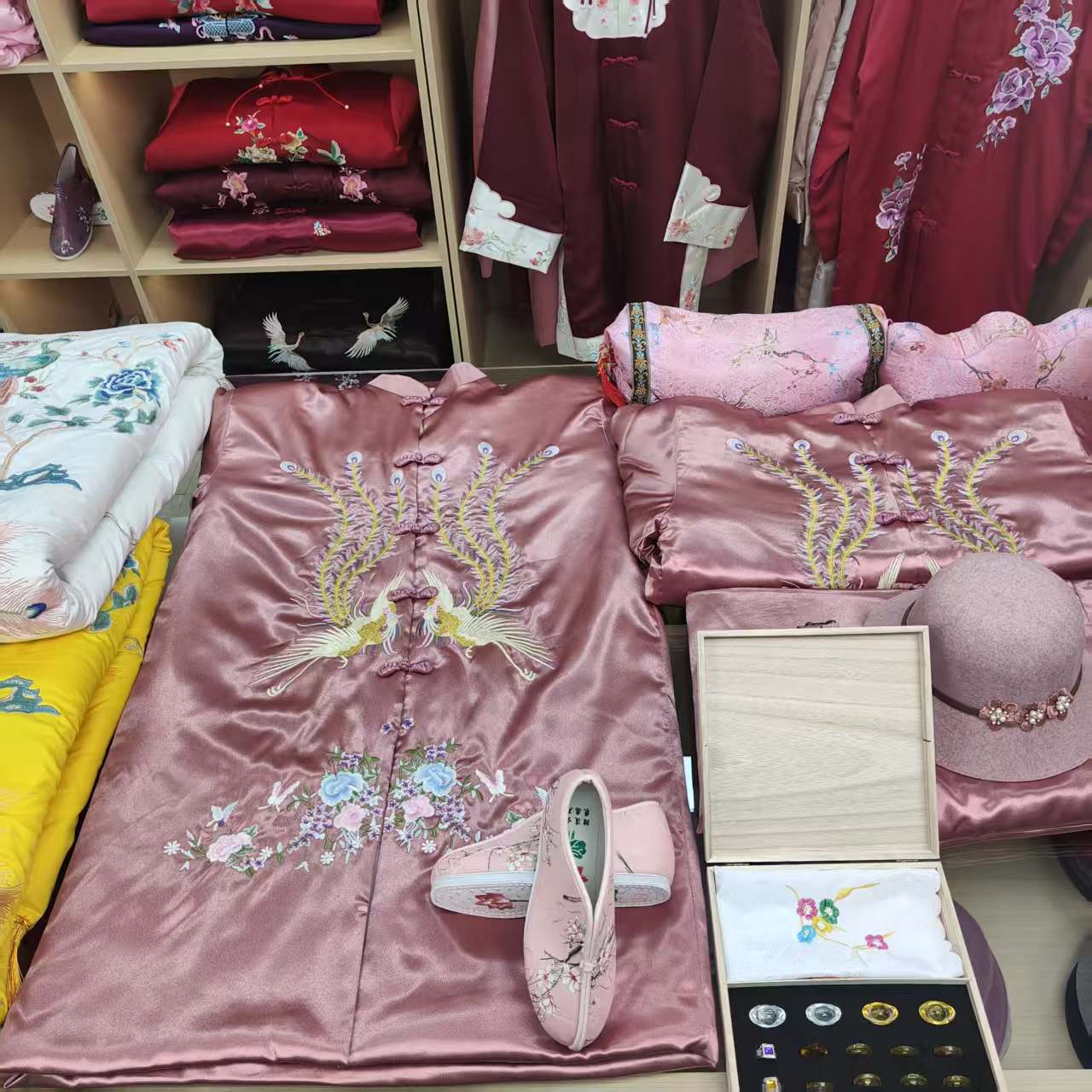 【顺丰包邮】寿老衣全套女水晶棉高端冲喜百年服新中式寿服七件套