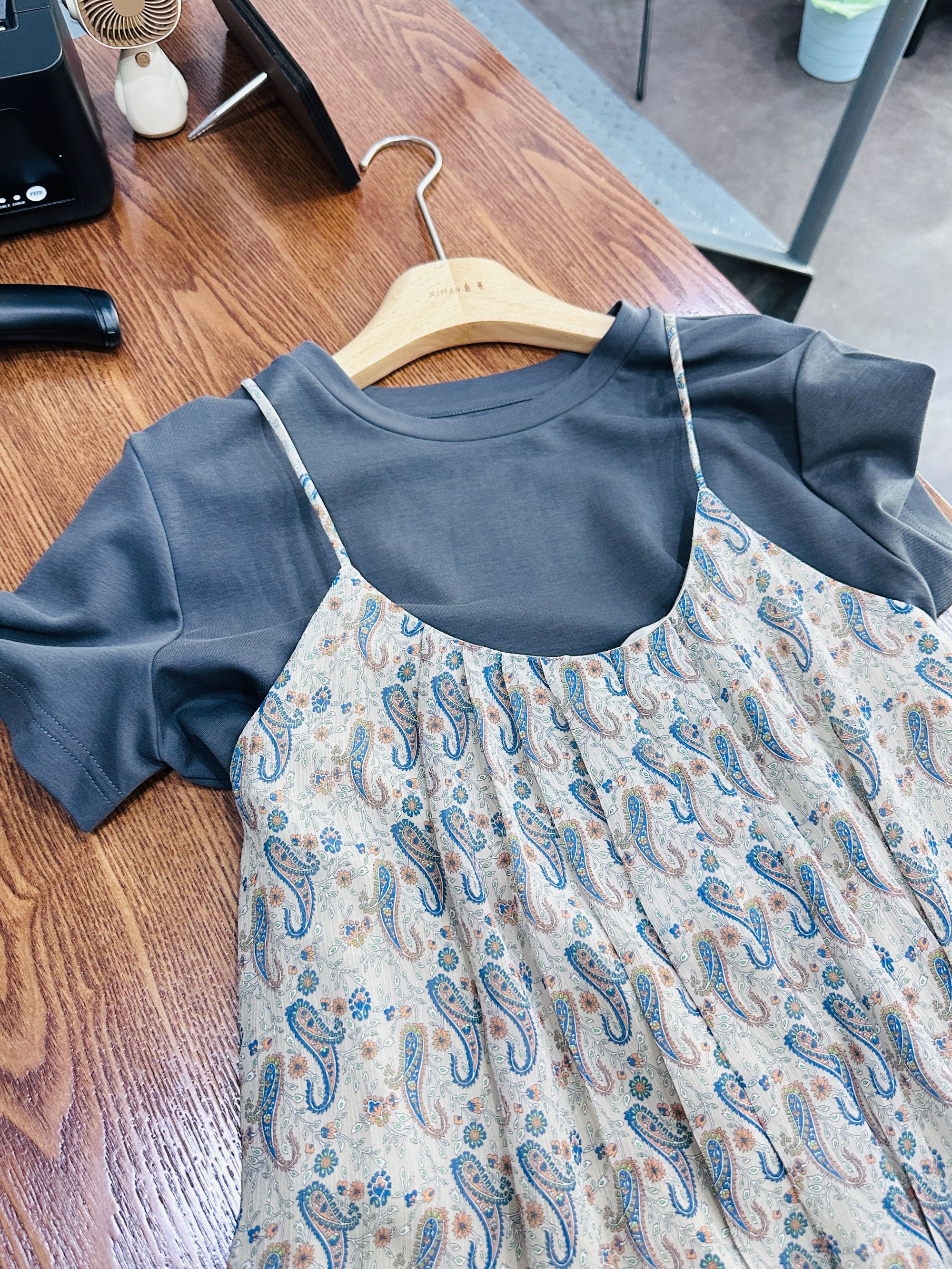 轻熟风时尚套装连衣裙夏季风度假风