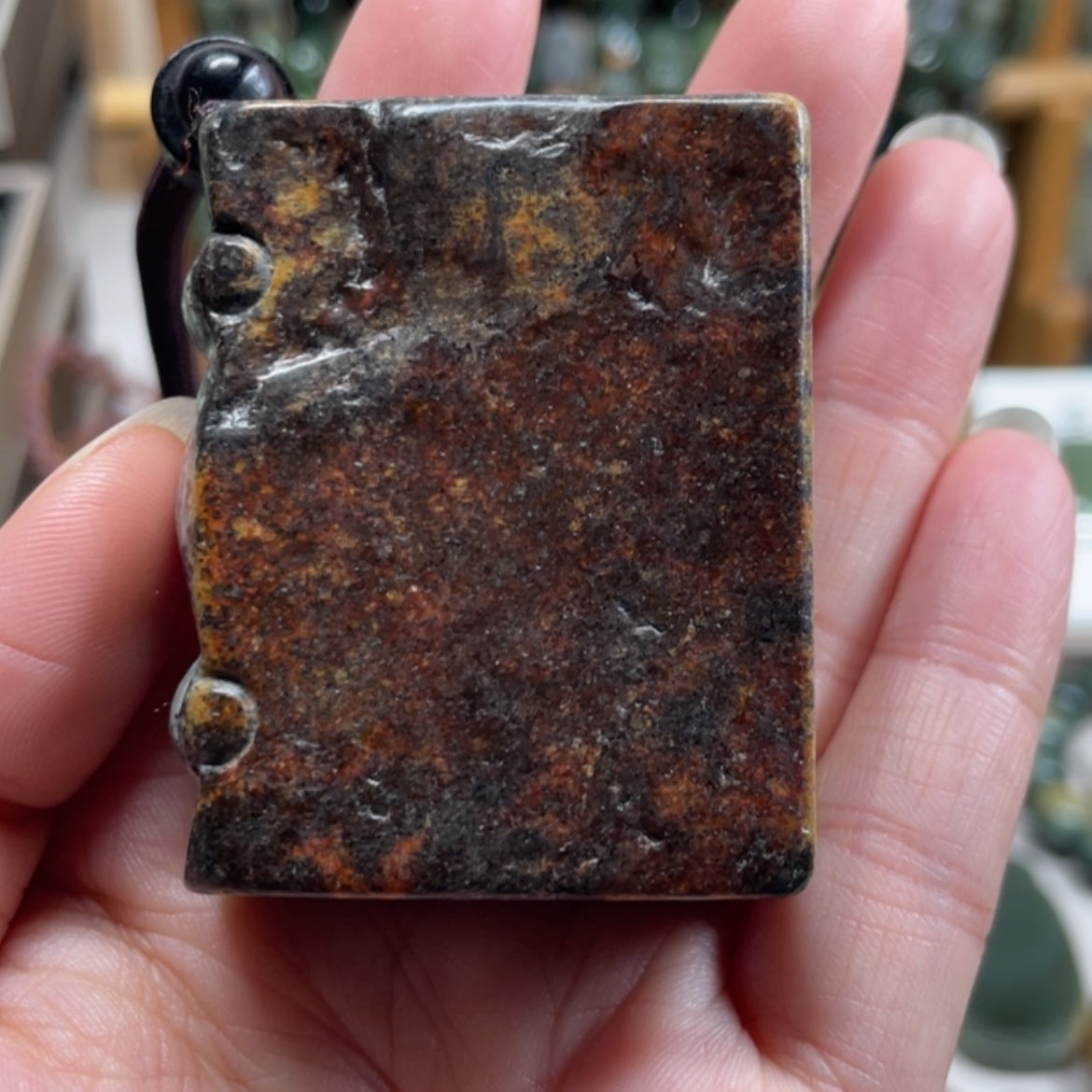 【闪购商品】岫岩河磨玉（透闪石质玉）手把件未镶嵌