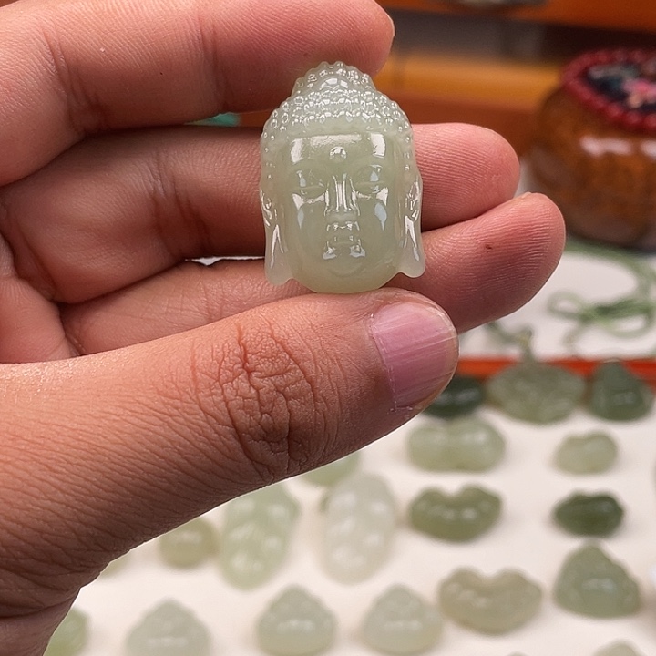 和田玉吊坠(不含链)未镶嵌