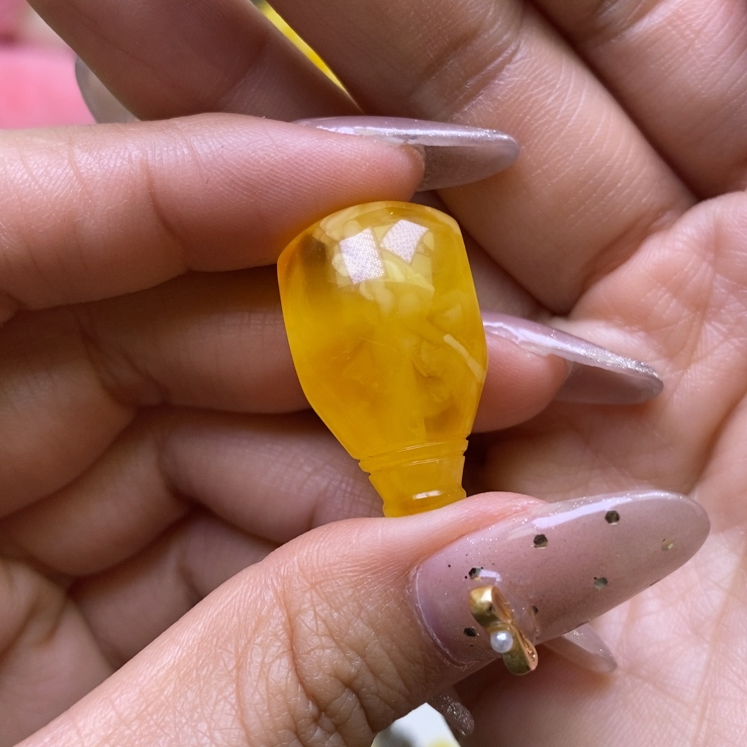 琥珀未镶嵌珠宝奇石焦皮料