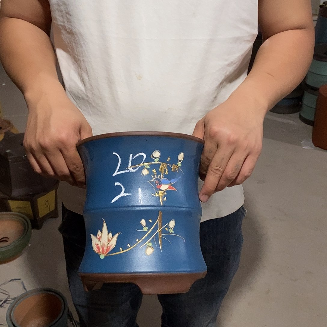 紫砂花盆紫砂花盆