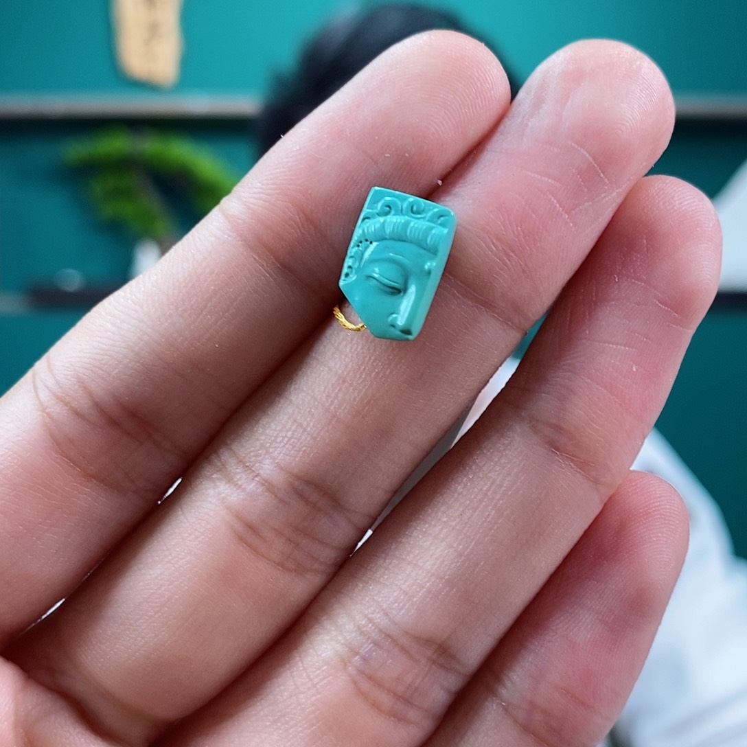 绿松石珠宝奇石未镶嵌