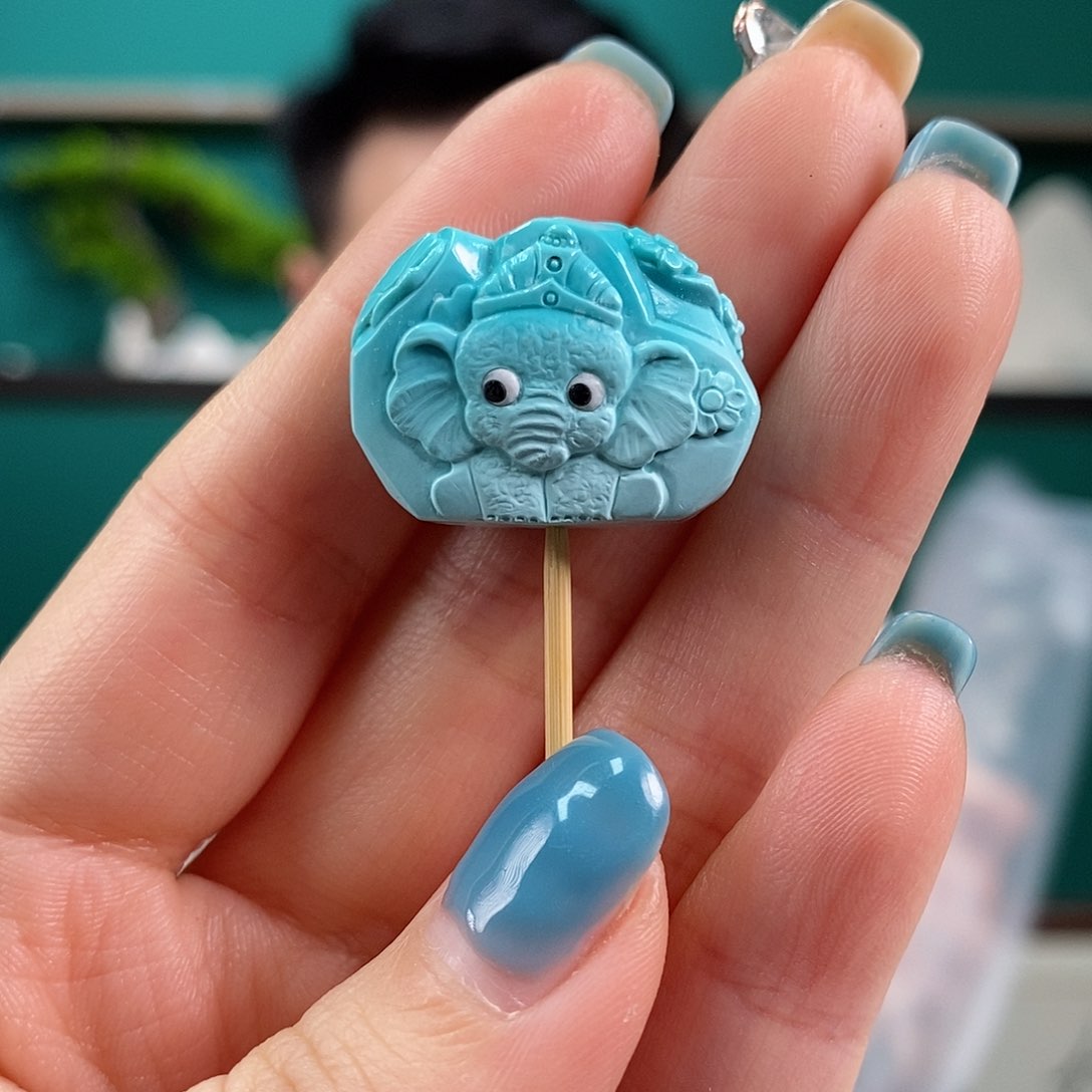 绿松石珠宝奇石未镶嵌