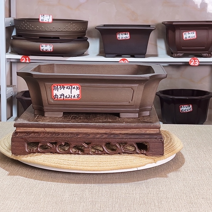 紫砂花盆紫砂花盆