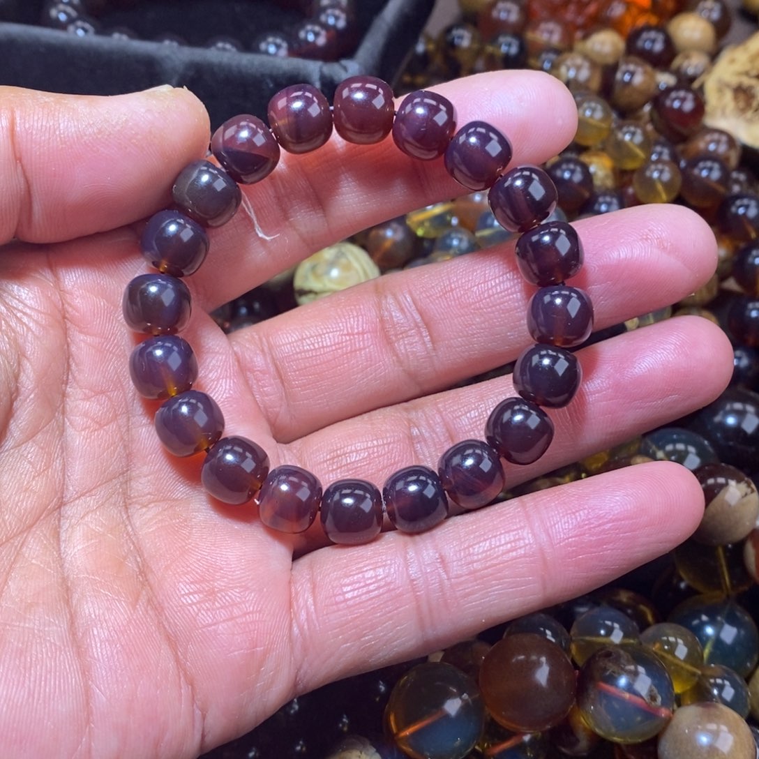 琥珀手链未镶嵌吉*