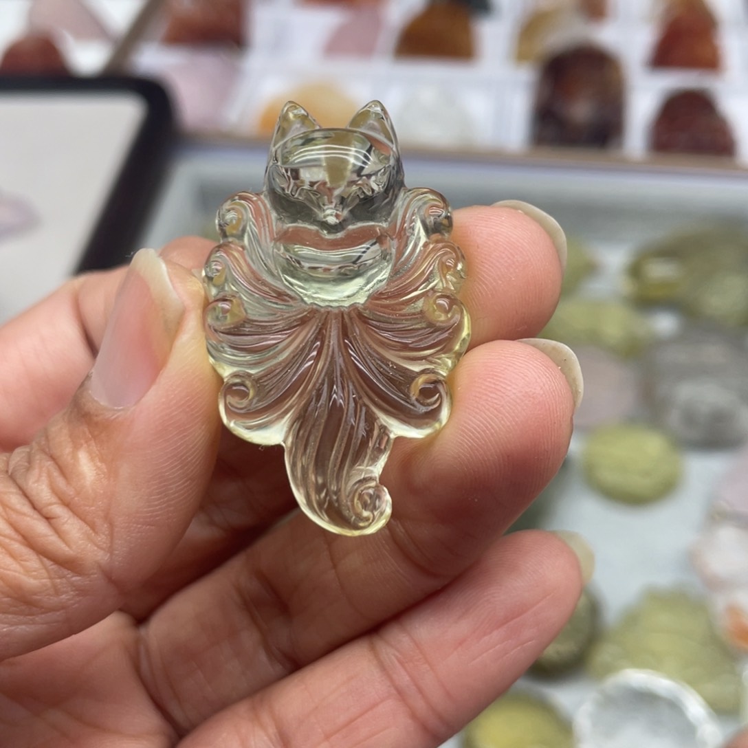 水晶吊坠(不含链)未镶嵌