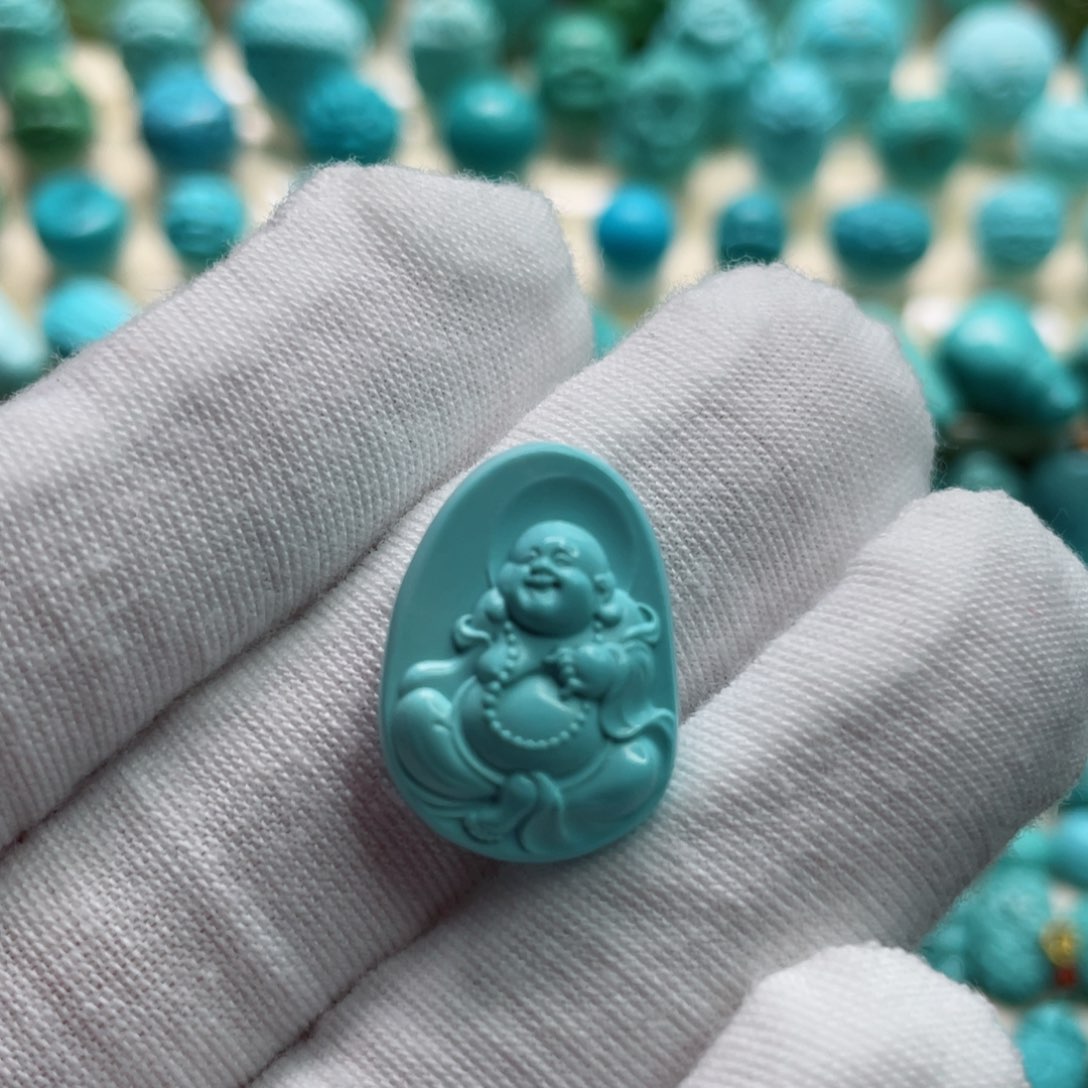 绿松石珠宝奇石未镶嵌