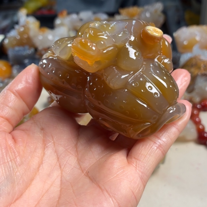 玛瑙/玉髓未镶嵌吊坠(不含链)