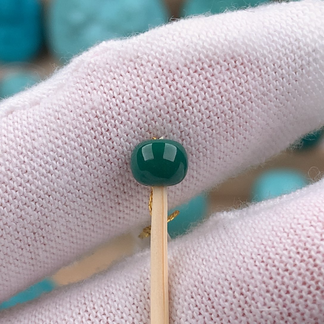 绿松石配饰未镶嵌卡5.5*4.6