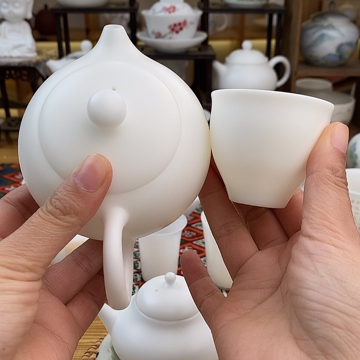 杯Y**Y德化陶瓷德化白瓷壶