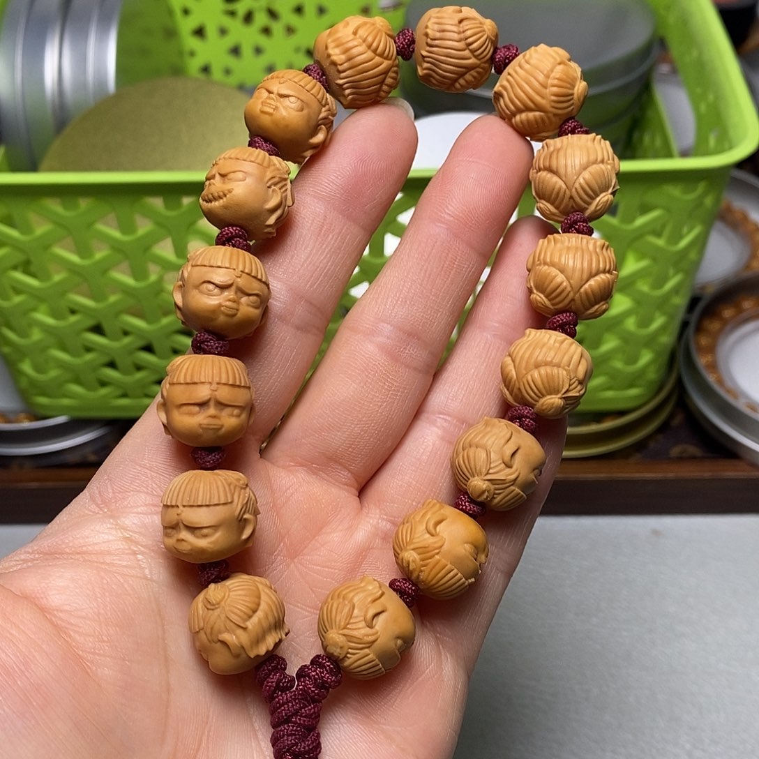 猴头核桃手串311号15左右哪吒手持全品
