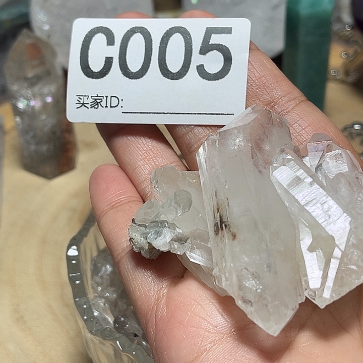 广***静珠宝半成品水晶未镶嵌