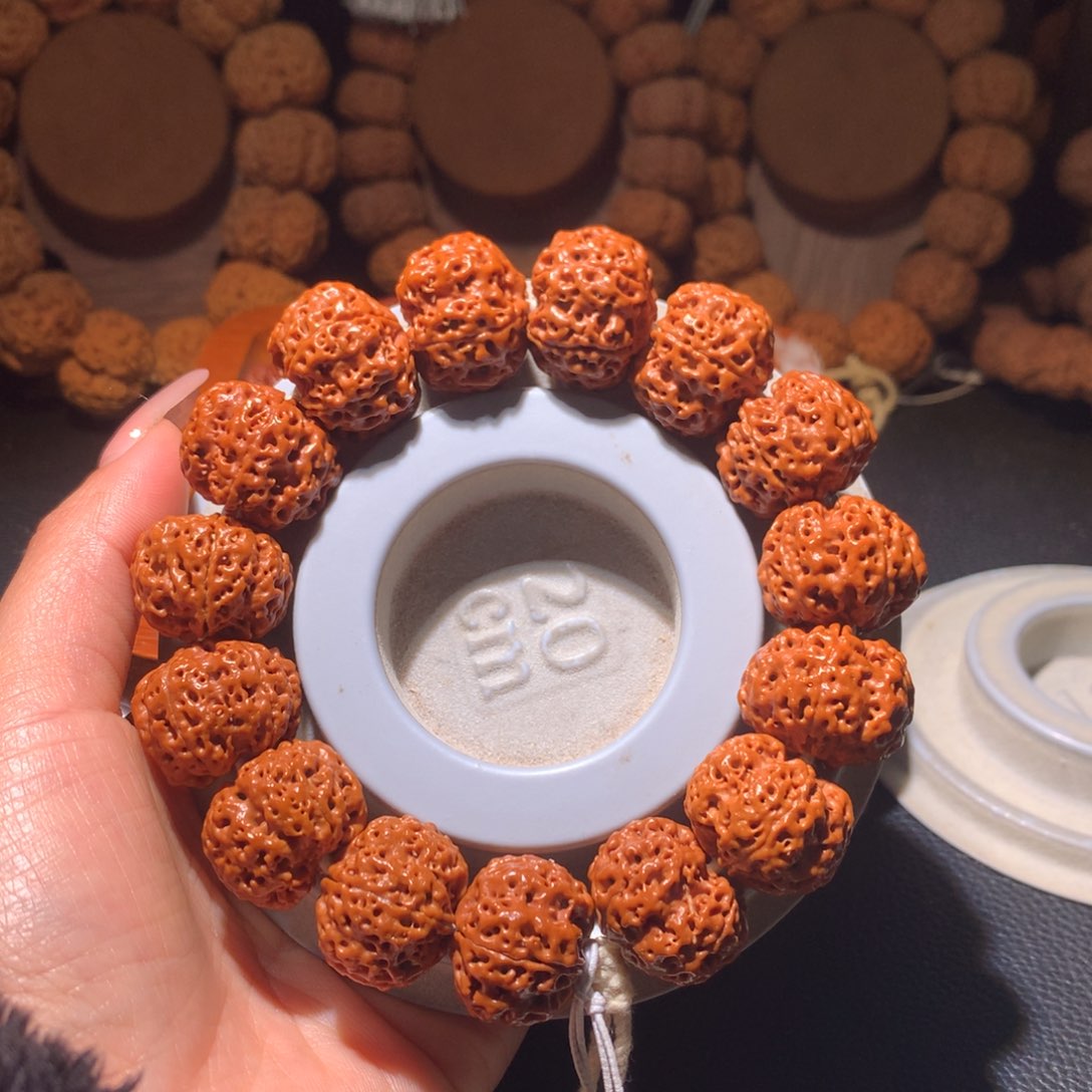 金刚菩提手串22+五星蜂王定制