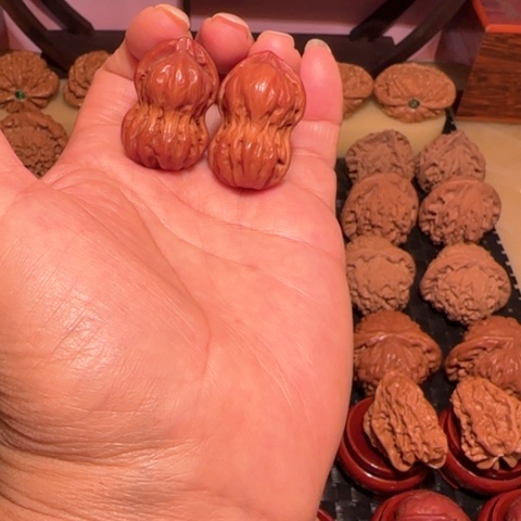 把件文玩核桃花生