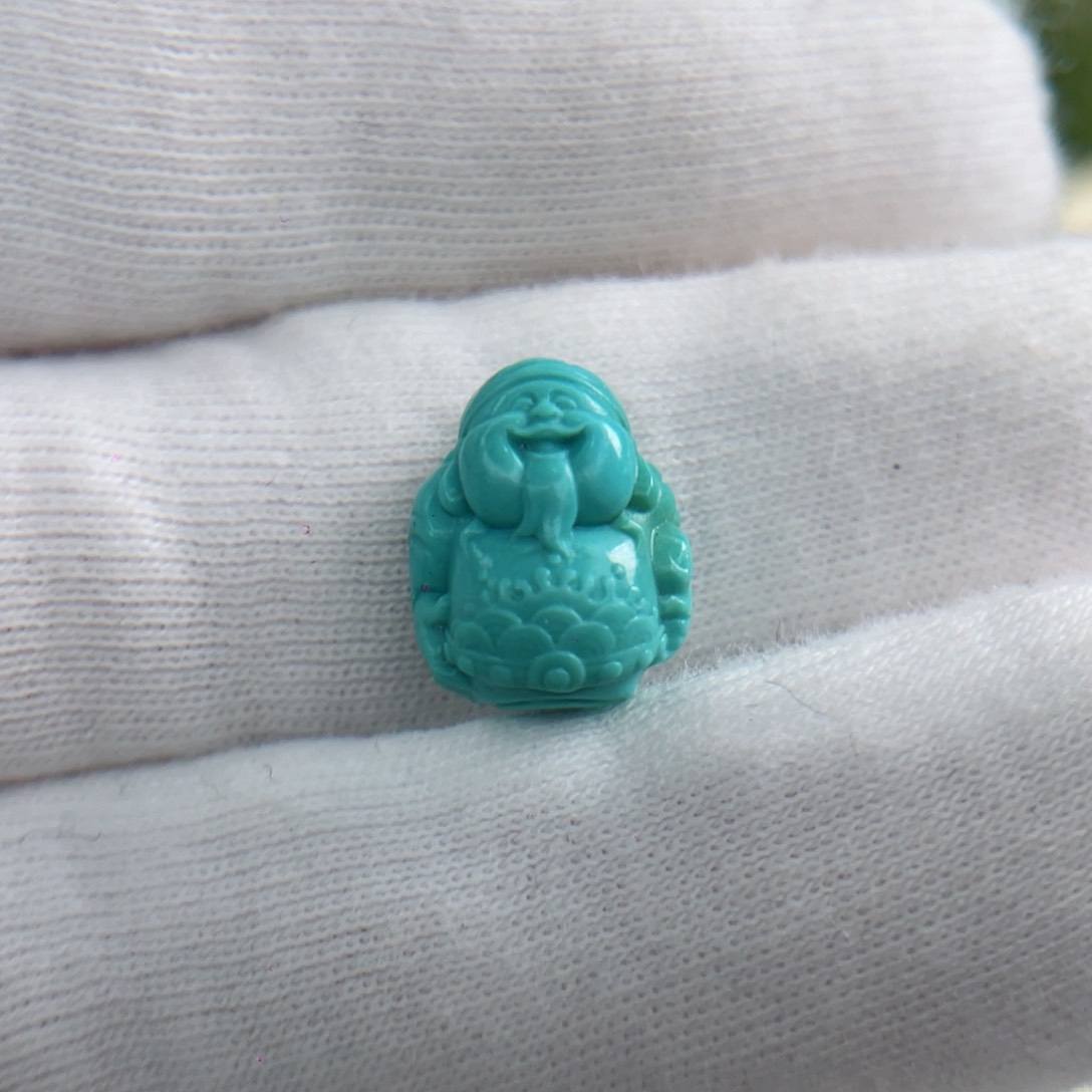 绿松石颈饰未镶嵌卡10.5-13.5-7