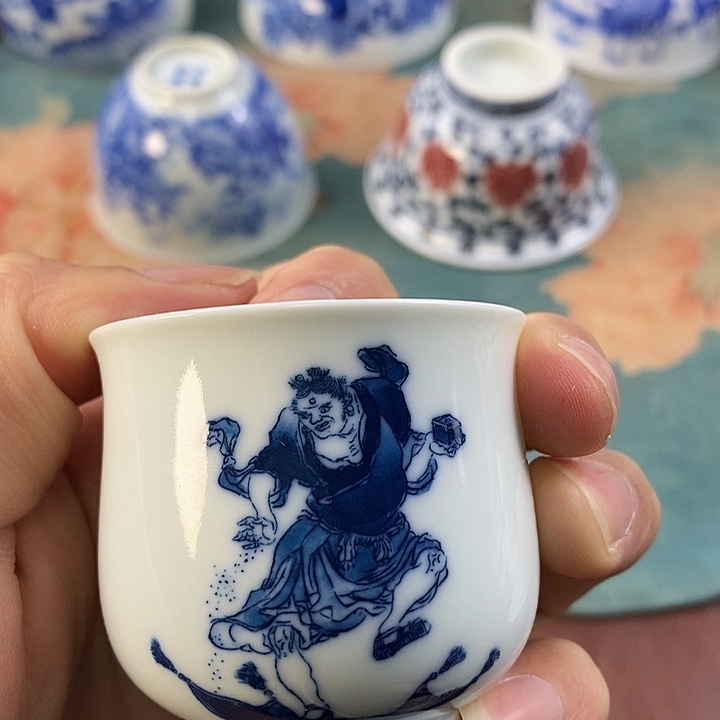 杯现代景德镇全手工全手绘茶具168888
