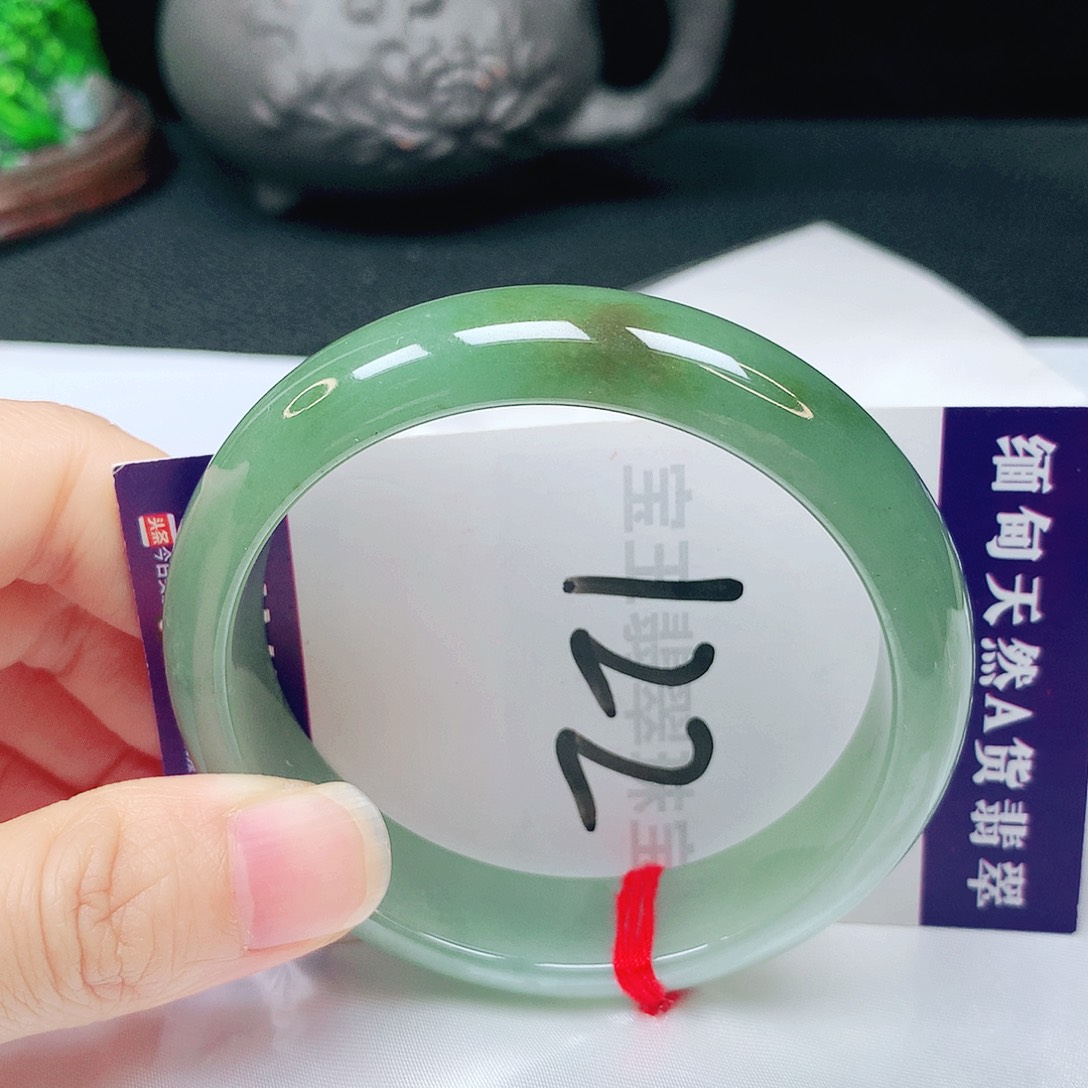 未镶嵌手镯翡翠57圈口