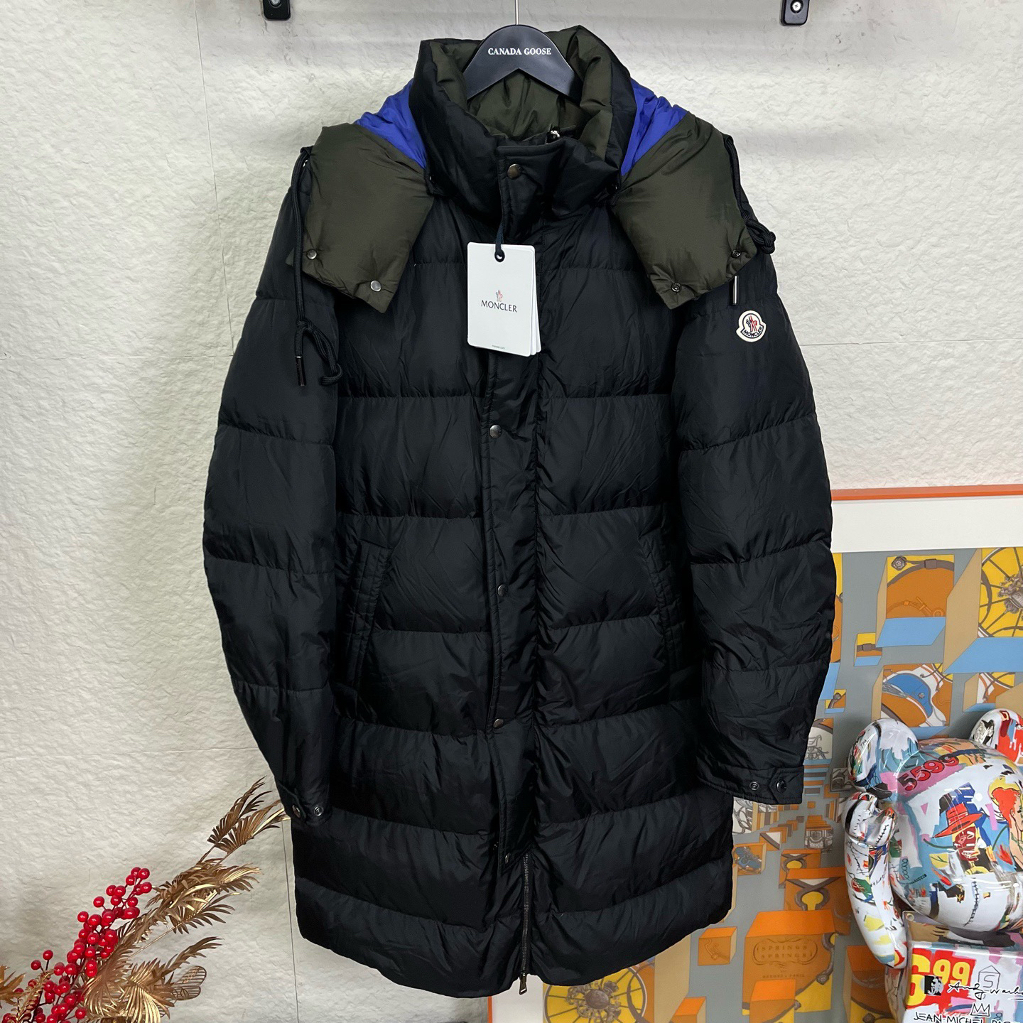 未使用 MONCLER FW22 双面穿带帽羽绒服/3码/2511257