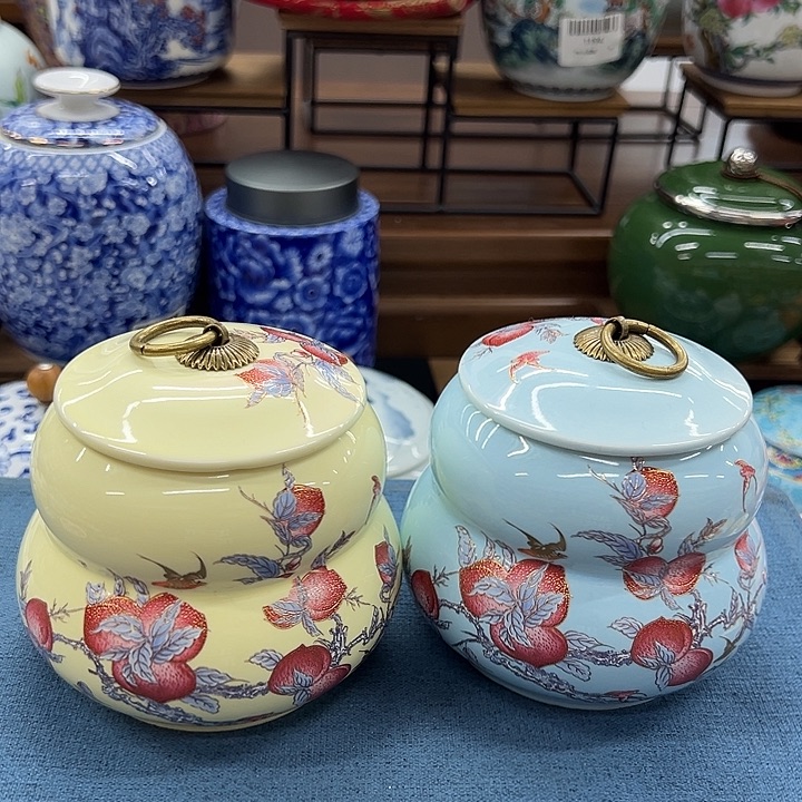 瓷片茶叶罐茶叶罐