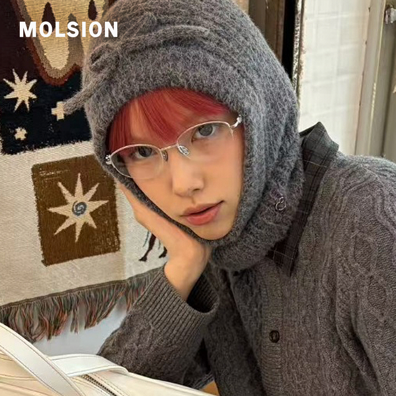 Molsion/陌森【月光镜】陌森25年新款半框超轻钛架眼镜光学镜MO7000