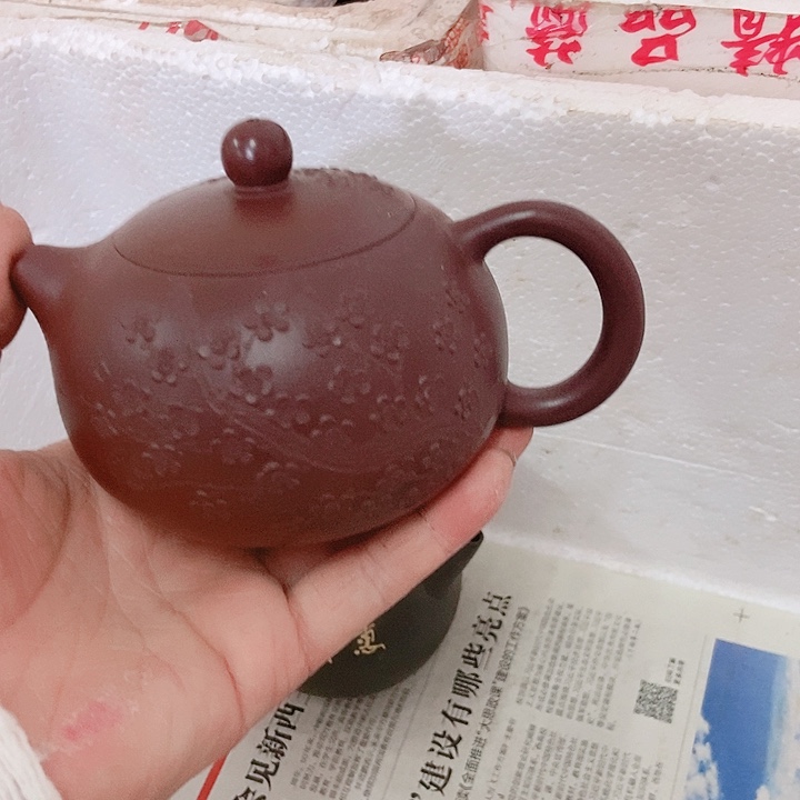 紫砂茶杯宜兴紫砂全手工制作