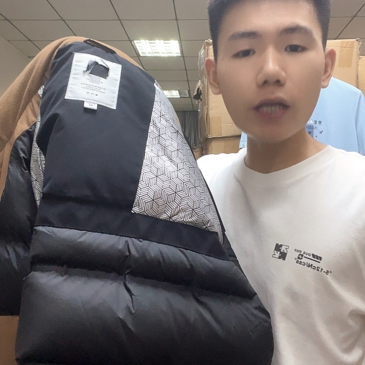 男士短款鹅自已备注尺码