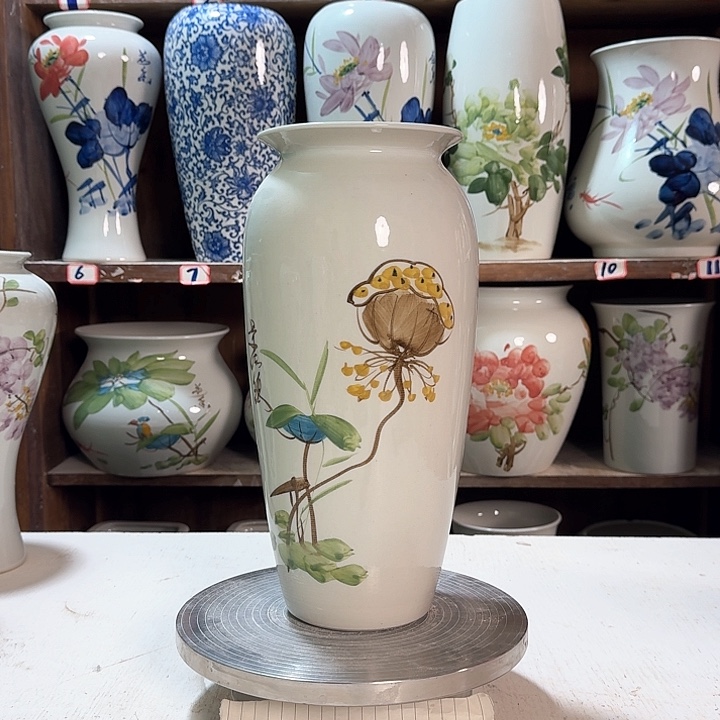 瓶高32莲子新款陶瓷陶瓷