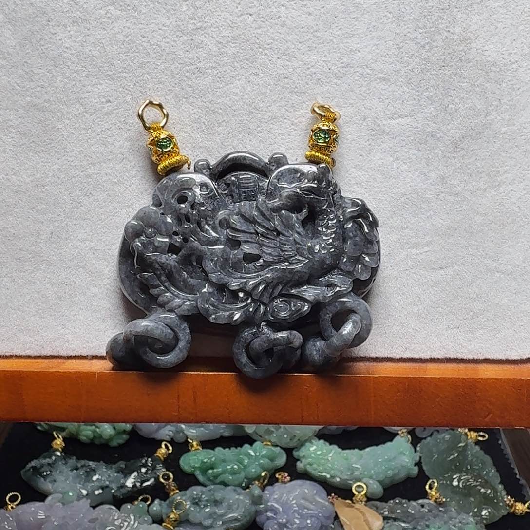 吊坠(不含链)未镶嵌翡翠