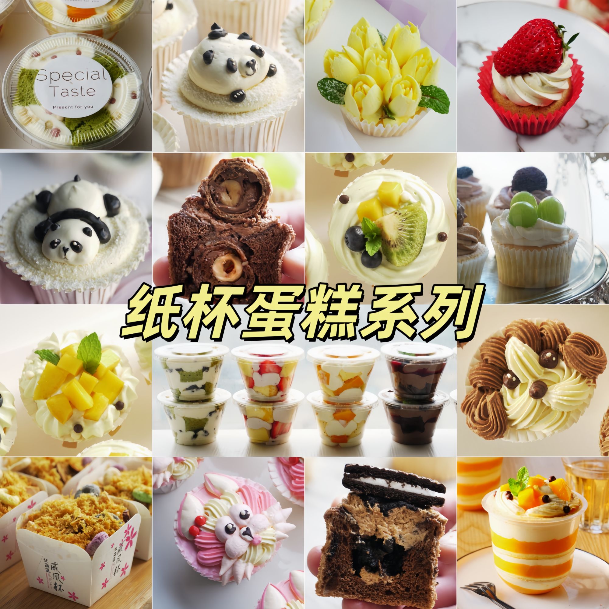 已完结 19种纸杯蛋糕杯子蛋糕cupcake 烘焙视频课培训课