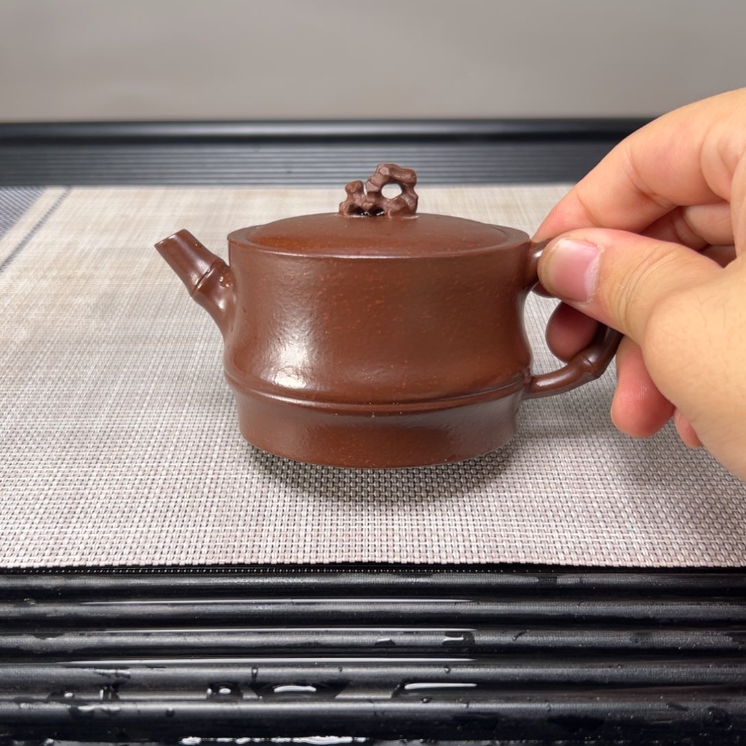 壶紫砂微瑕茶壶款