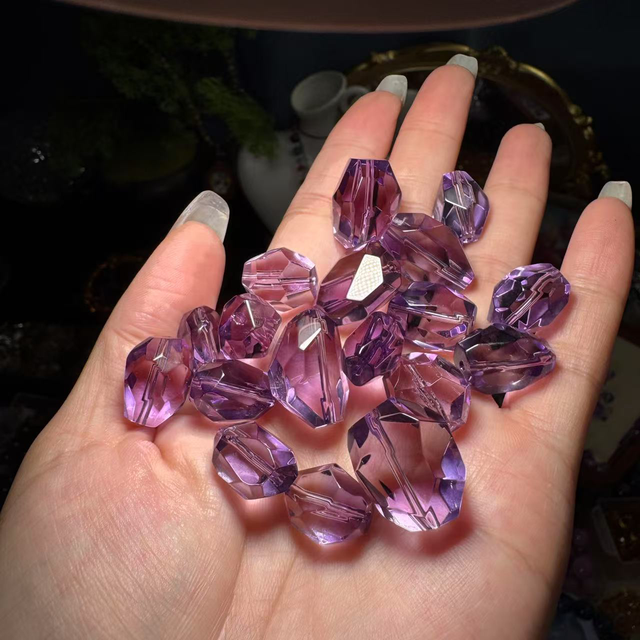 特级巴西全净紫水随行一颗多样性发其一己洗孔