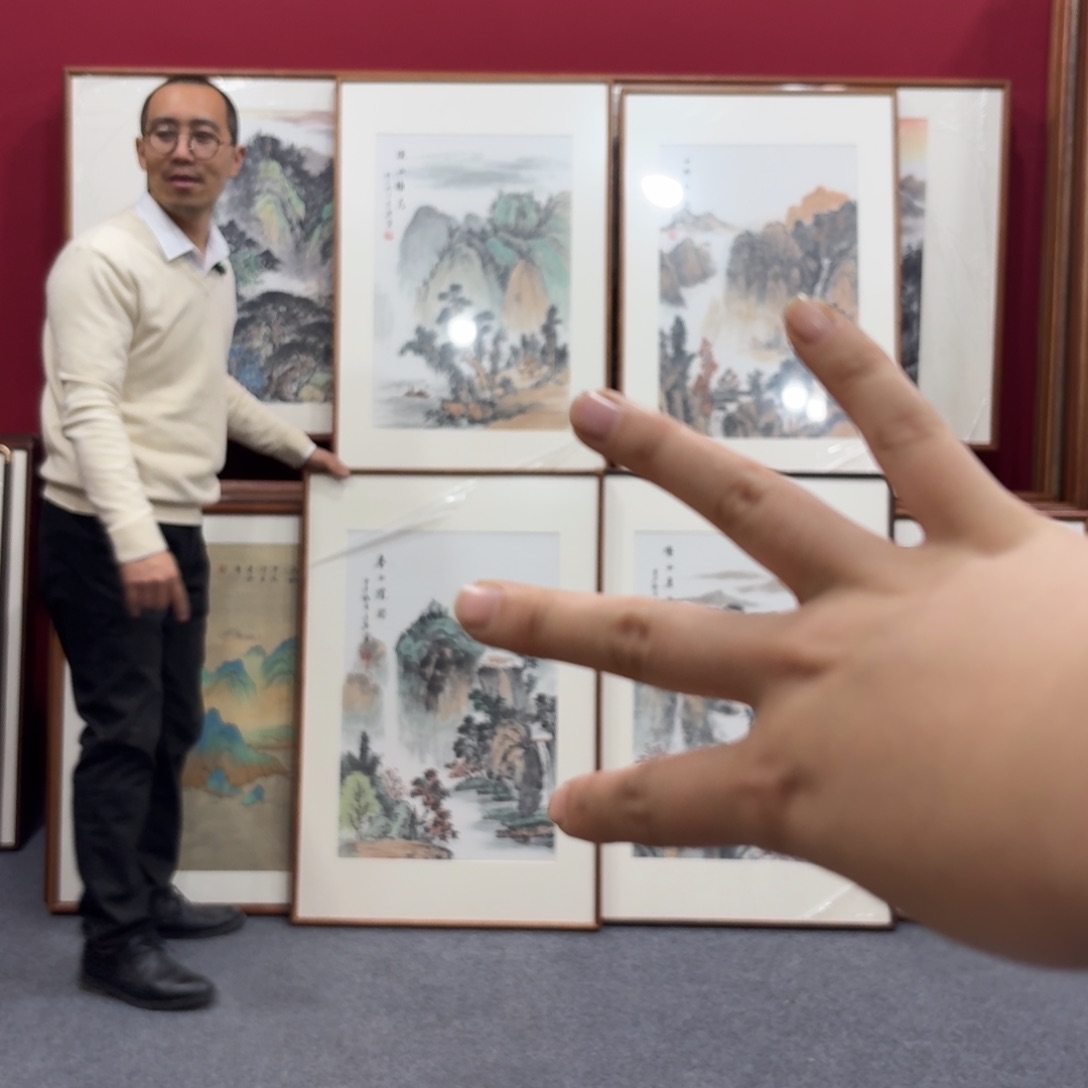 国画方*带框绘画作品