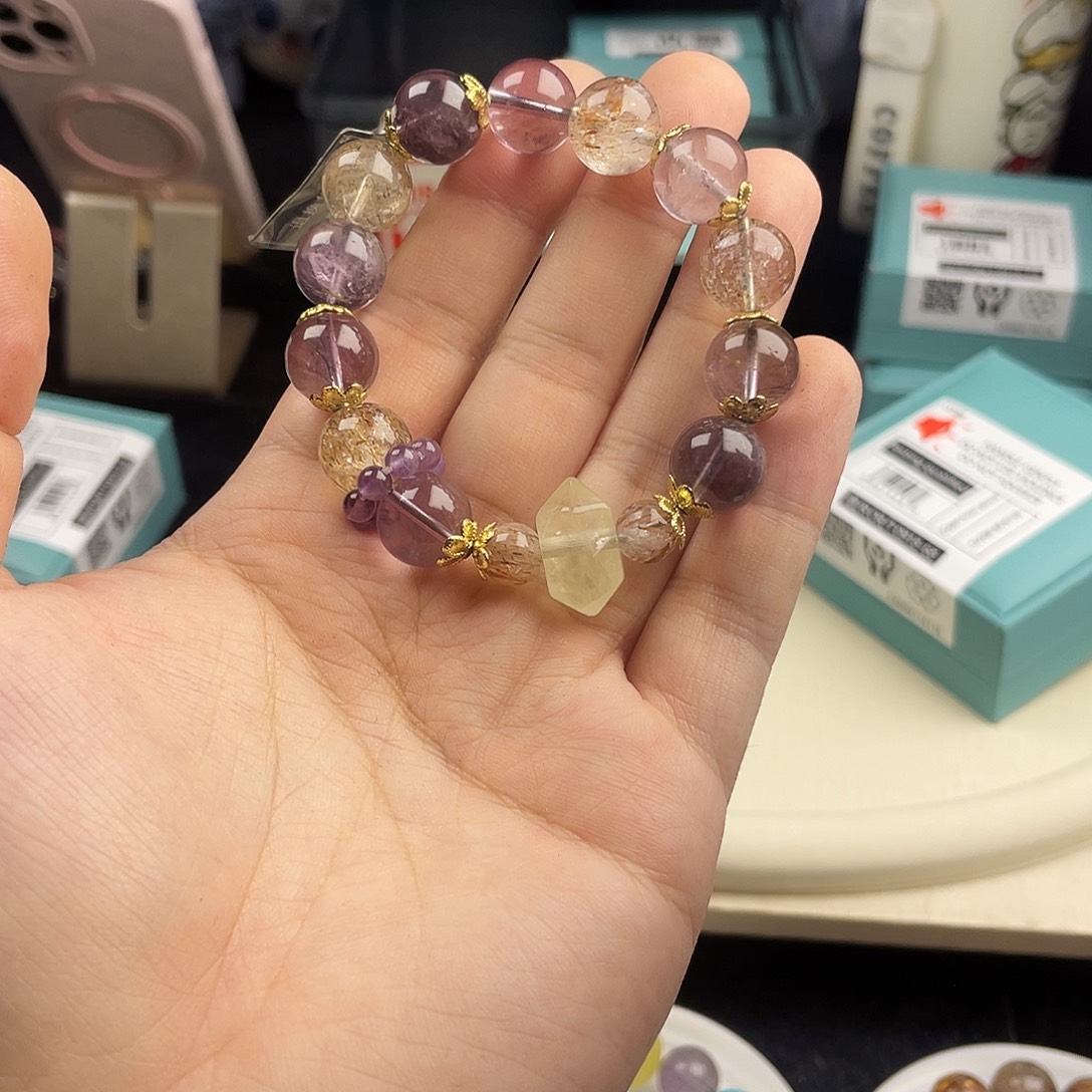 银S925镶嵌手链水晶