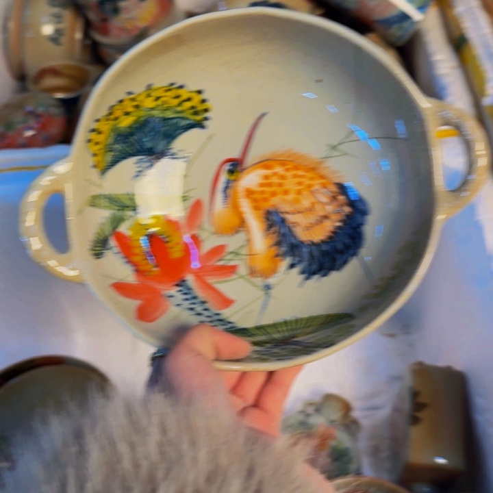 瓷片景德镇陶瓷手工手绘