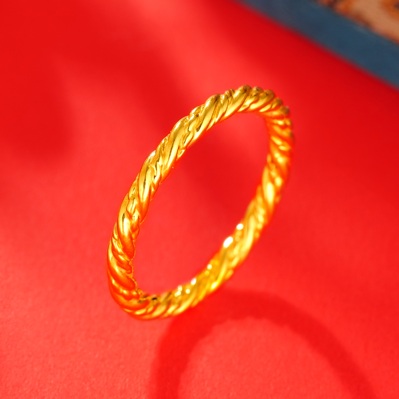 【思思专享】足金999 麻花 BP 5032