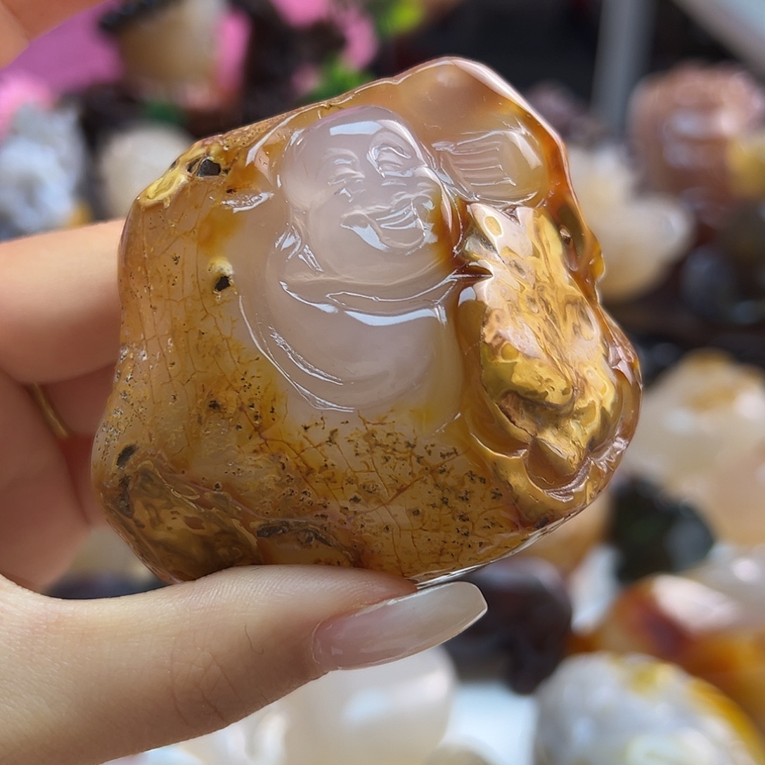 玛瑙/玉髓未镶嵌颈饰