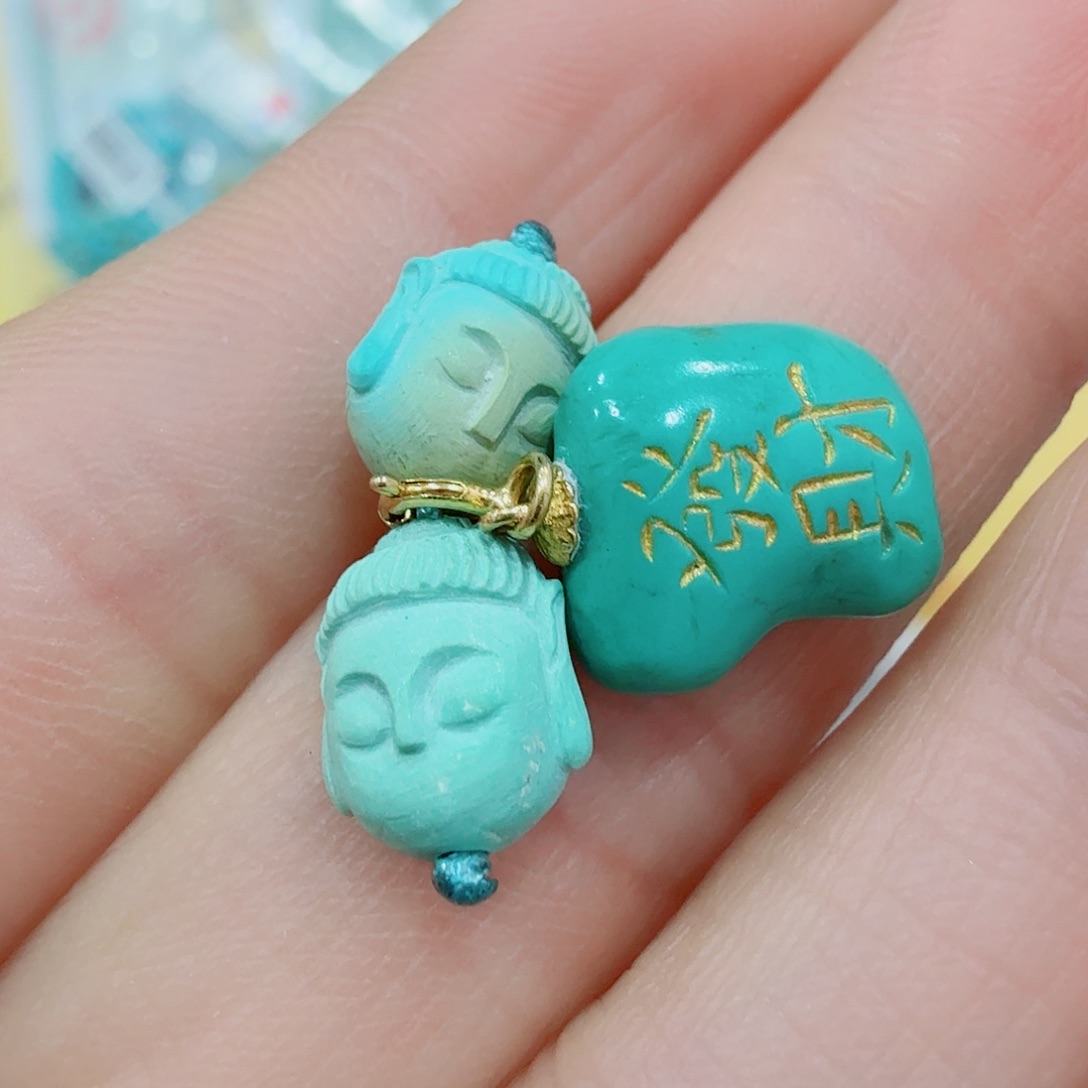 未镶嵌绿松石珠宝奇石