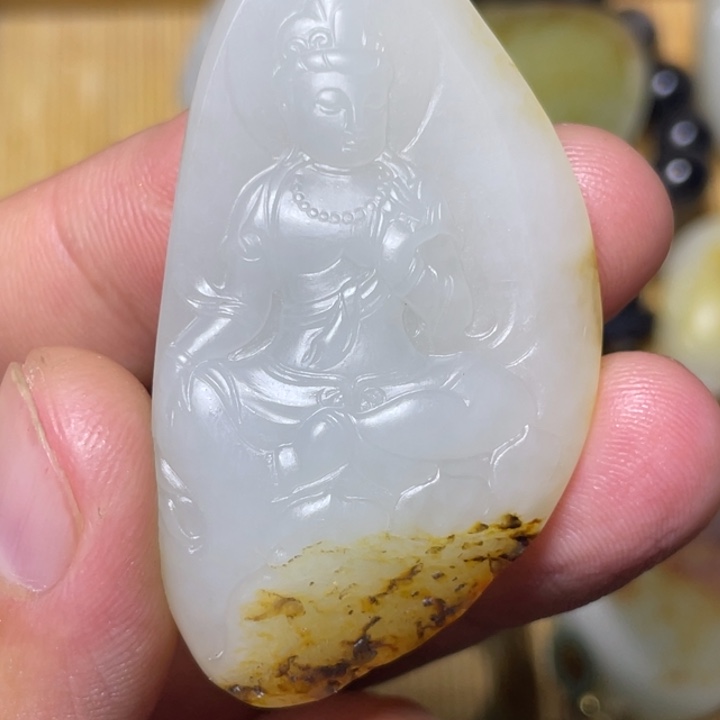 颈饰未镶嵌和田玉
