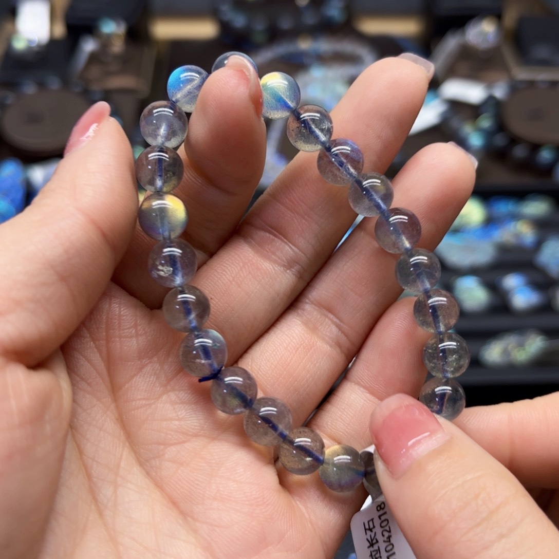 长石手链未镶嵌8.6左右