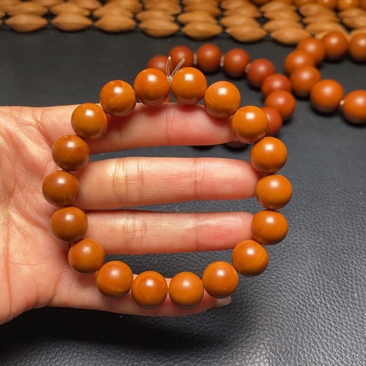 手串橄榄核1.2尺寸光珠全品